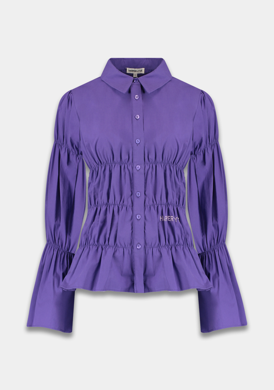 Harper & Yve Blouse Senna AW25P616 Paars Harper & Yve Blouse Senna AW25P616 Paars
