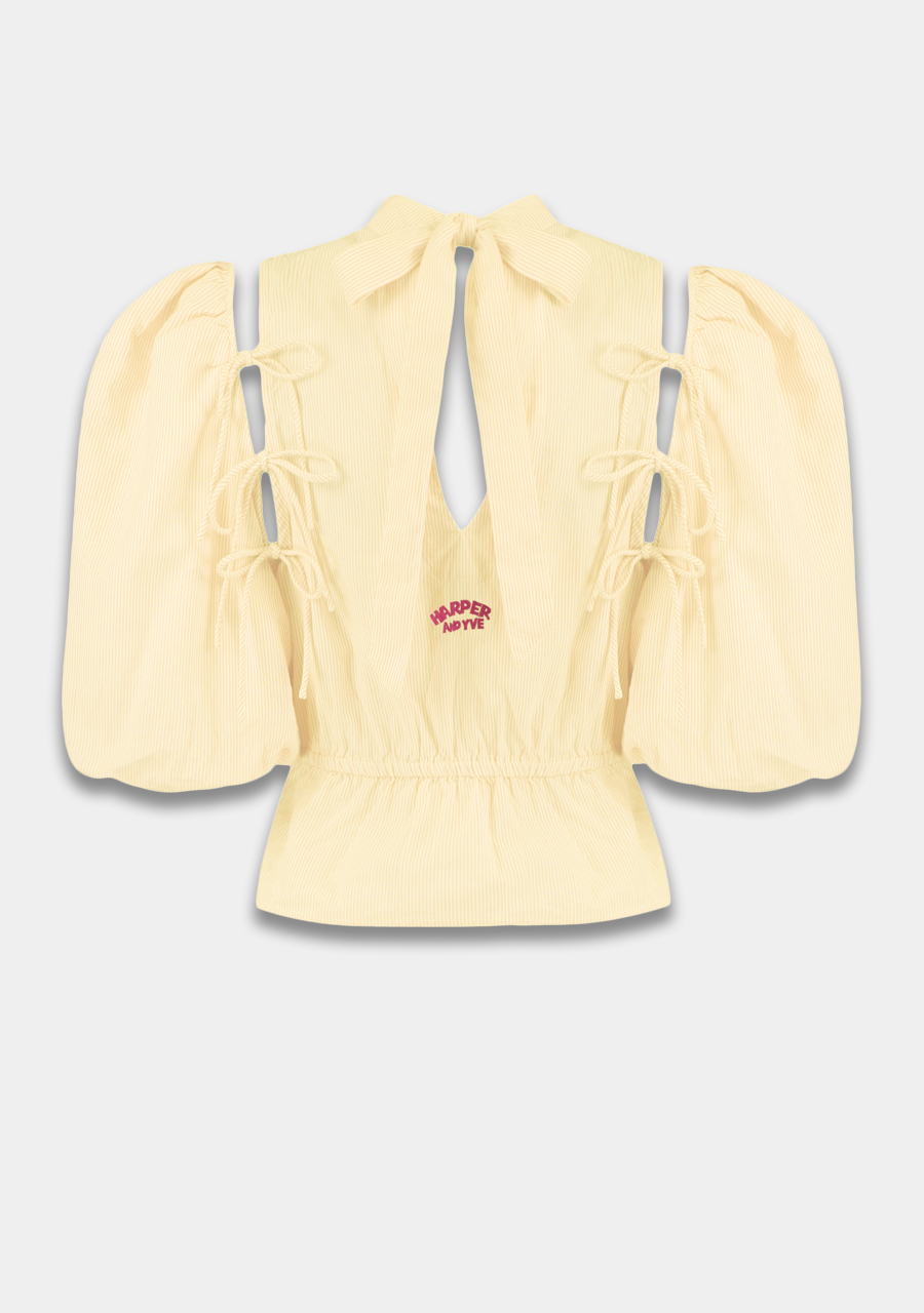 Harper & Yve Blouse Jacey SS6C400 Geel