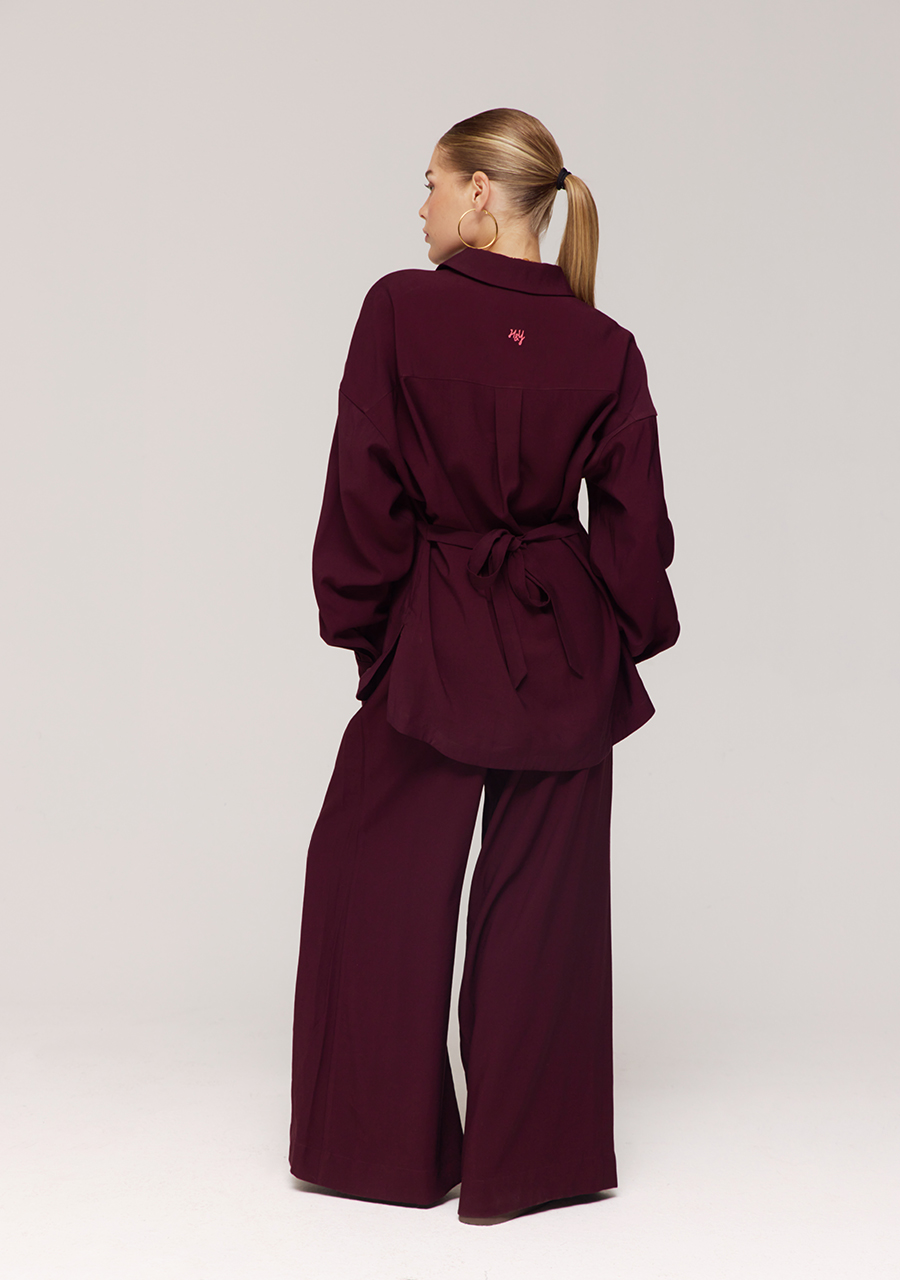 Harper & Yve Blouse HELENA AW25P600 Donker bruin