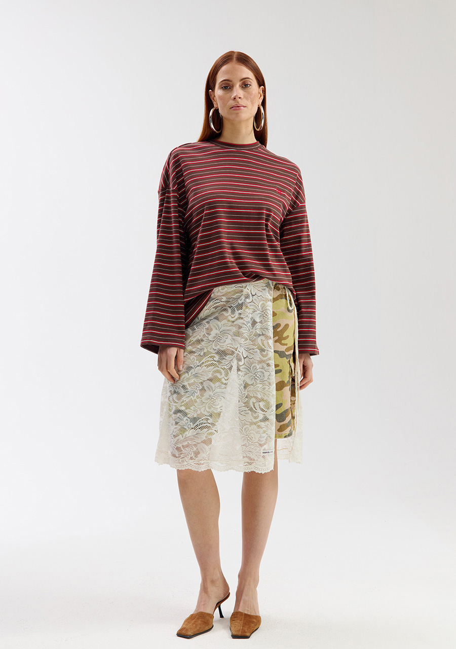 Harper & Yve T-Shirt Tommy SS6P603 Bruin