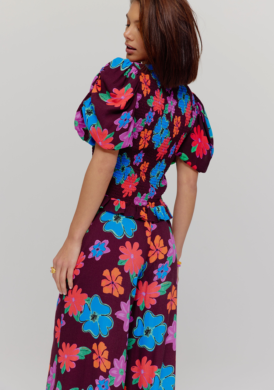 Harper & Yve Top Elin HS25J407 Bruin
