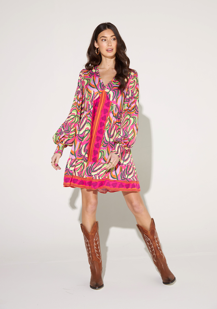 Harper & Yve Jurk Maya SS24J904 Multi Harper & Yve Jurk Maya SS24J904 Multi