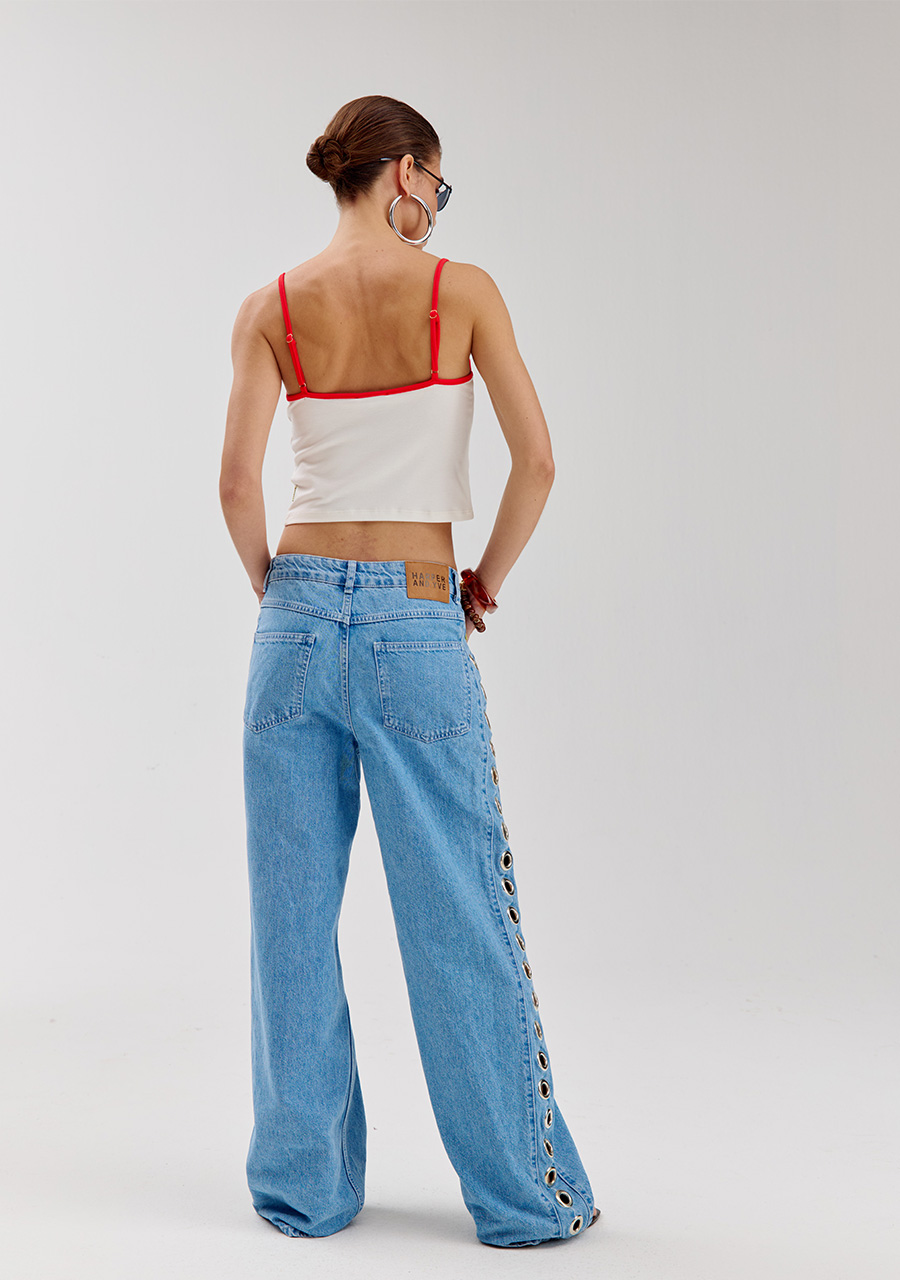 Harper & Yve Top Cally HS6P408 Ecru