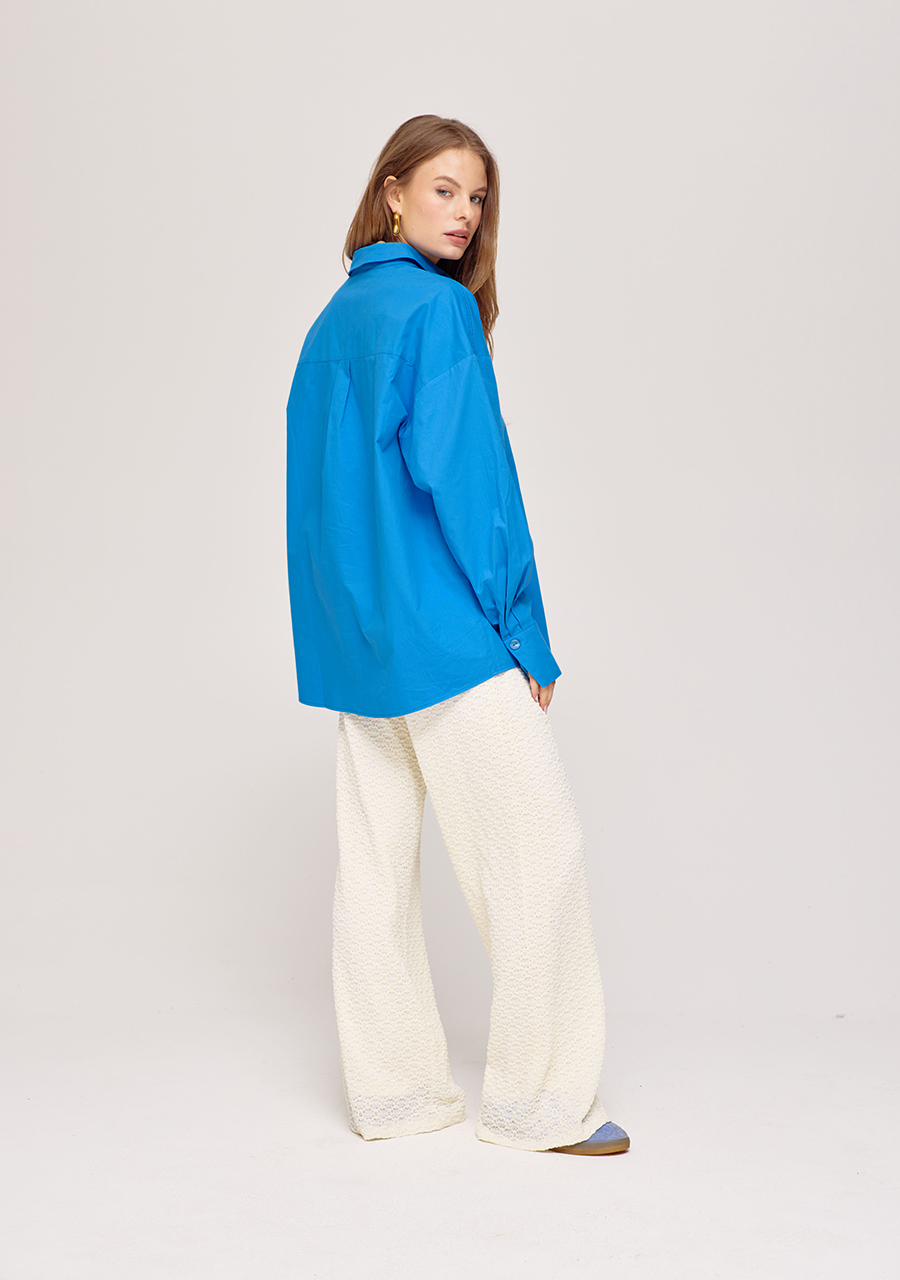 Harper & Yve Blouse Yelena SS25P608 Blauw