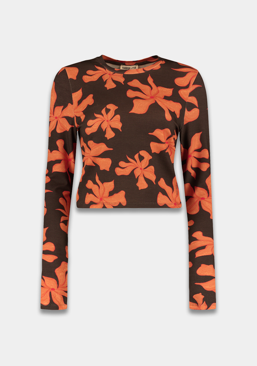 Harper & Yve Top Steff SS6T504 Oranje