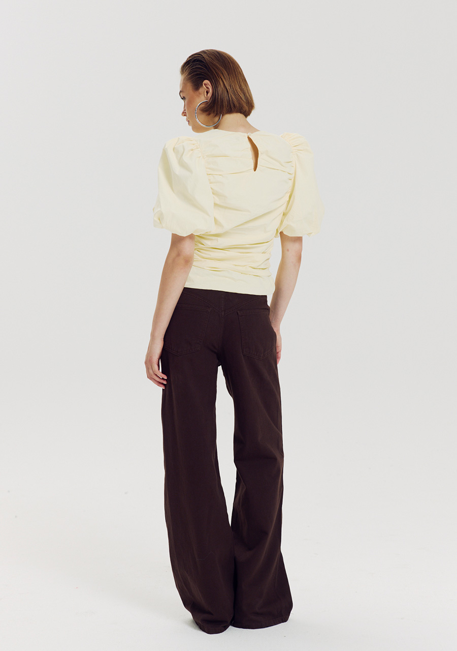 Harper & Yve Blouse Niko AW6P402 Licht geel