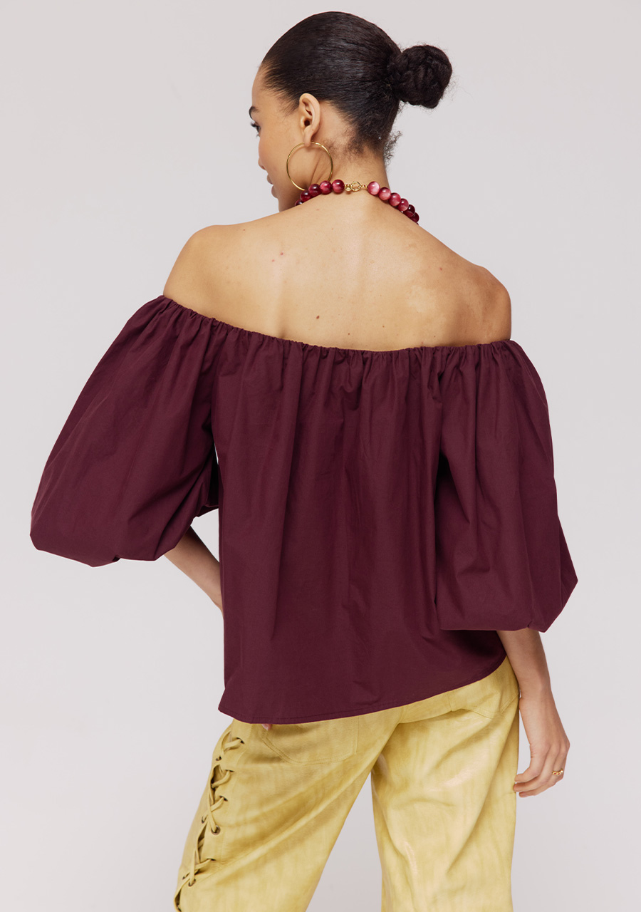 Harper & Yve Blouse Lauren DW25P612 Bordeaux