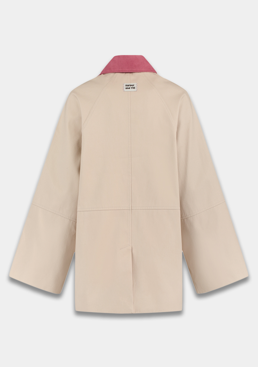 Harper & Yve Jacket Mees SS6N202 Zand