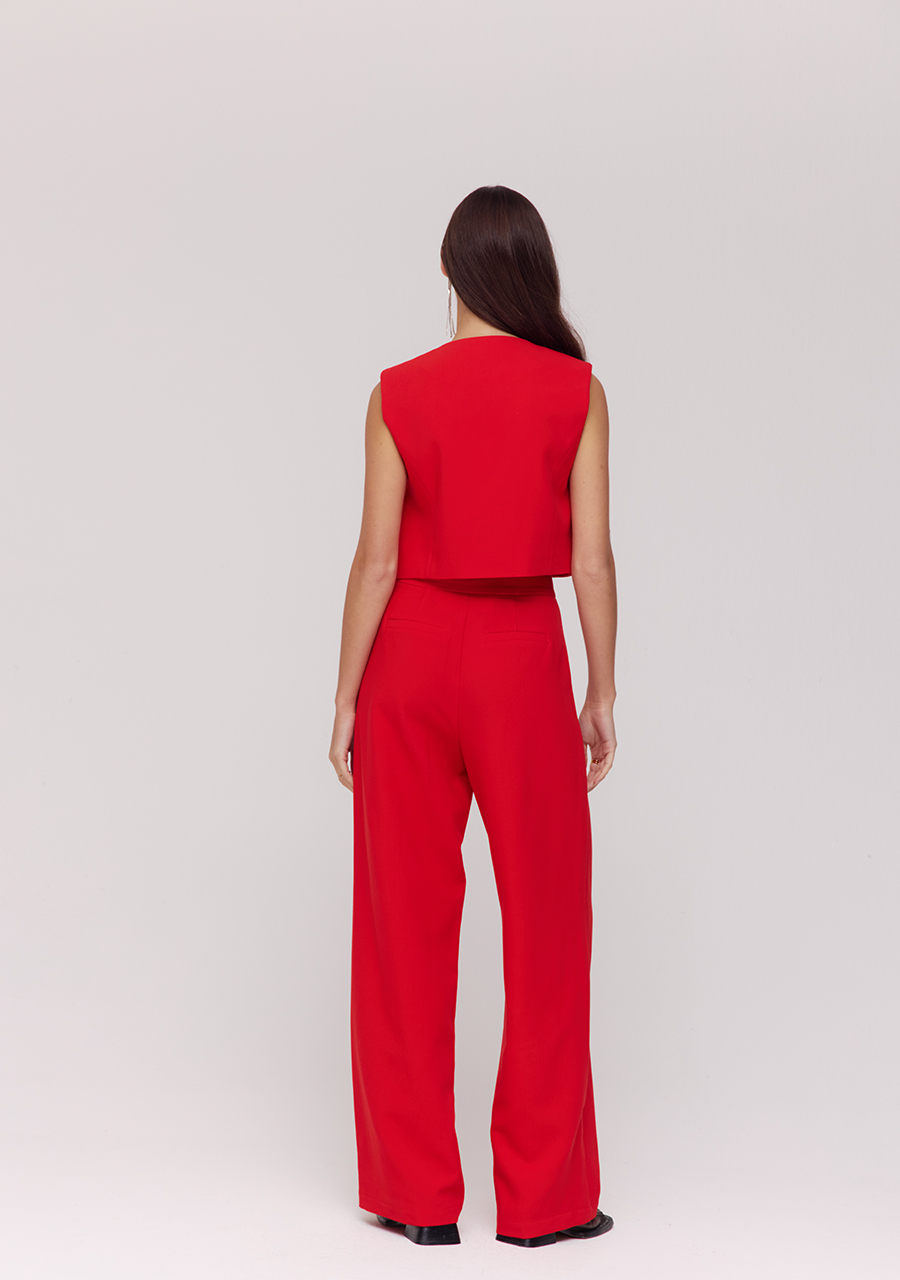 Harper & Yve Top Sabrina DW25N400 Rood