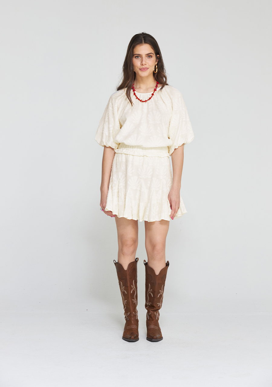 Harper & Yve Rok Havana HS24C010 Wolwit-ecru