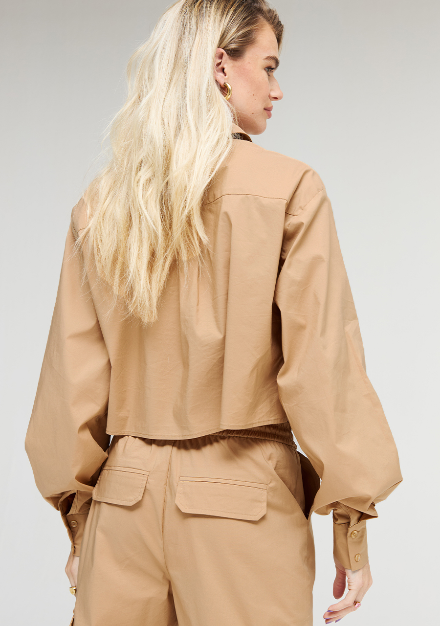 Harper & Yve Blouse Zoe AW24P609 Licht bruin