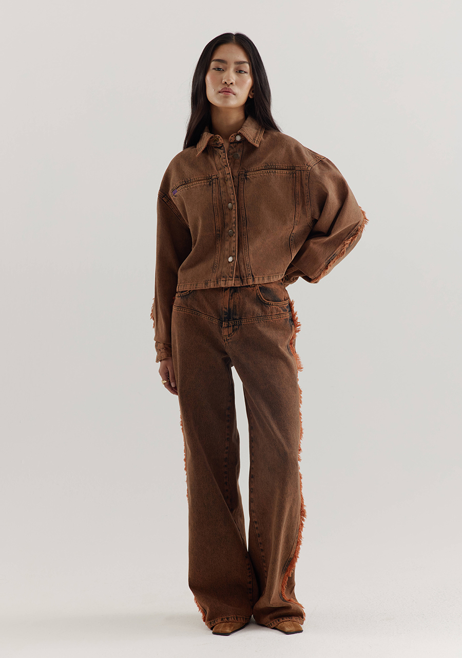 Harper & Yve Broek Charissa AW25D104 Oranje