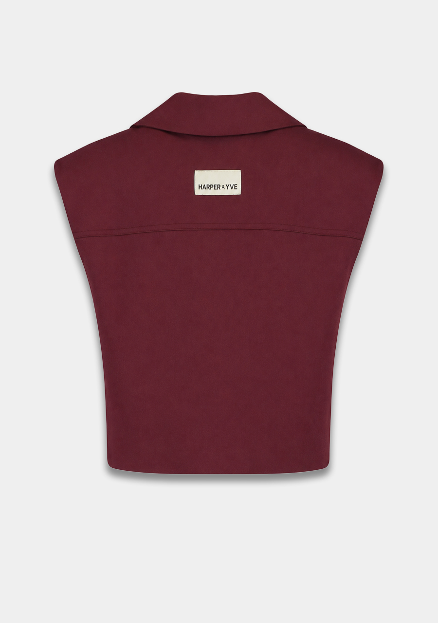 Harper & Yve Gilet Esmee AW6N206 Bordeaux