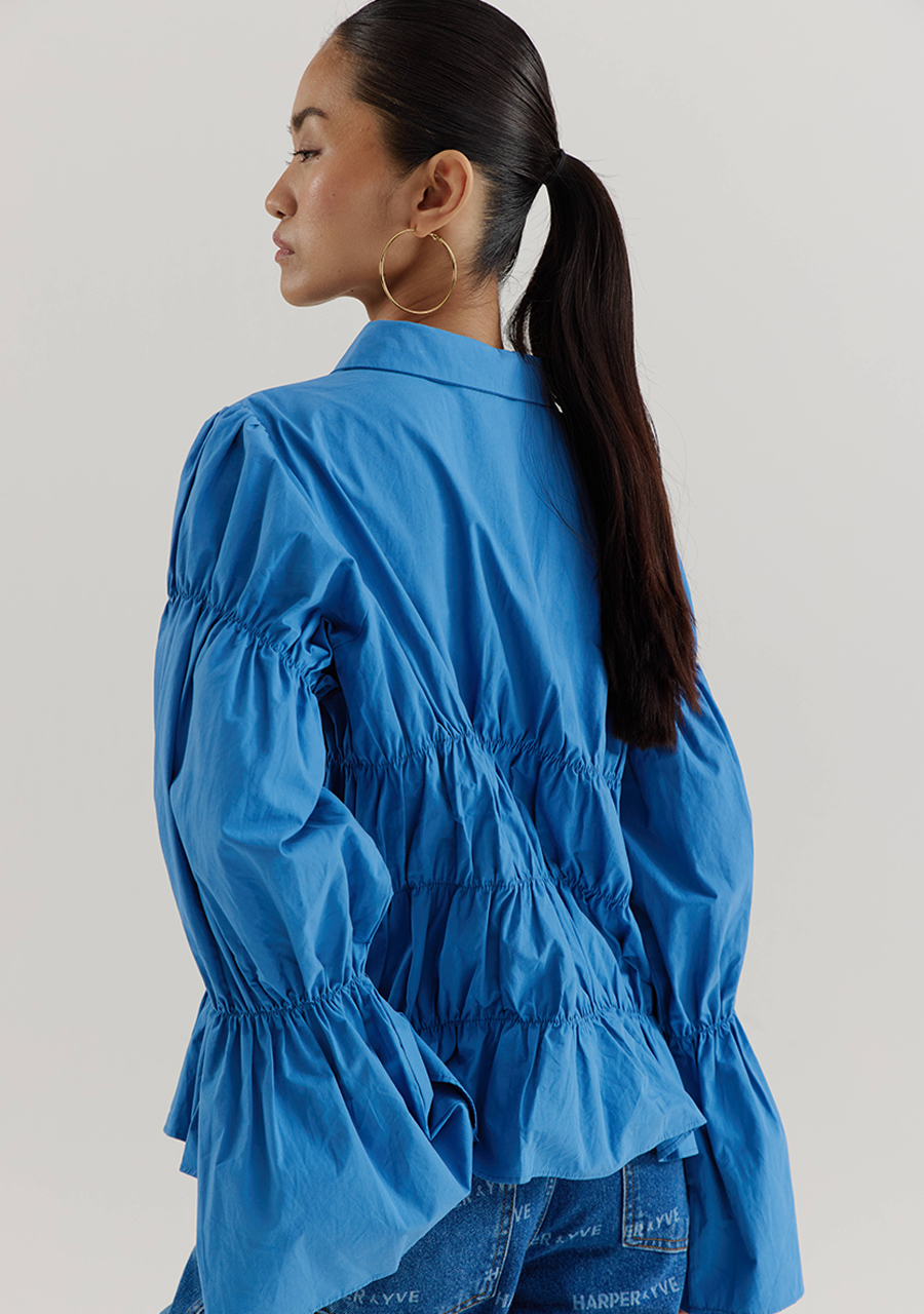 Harper & Yve Blouse Senna AW25P616 Blauw