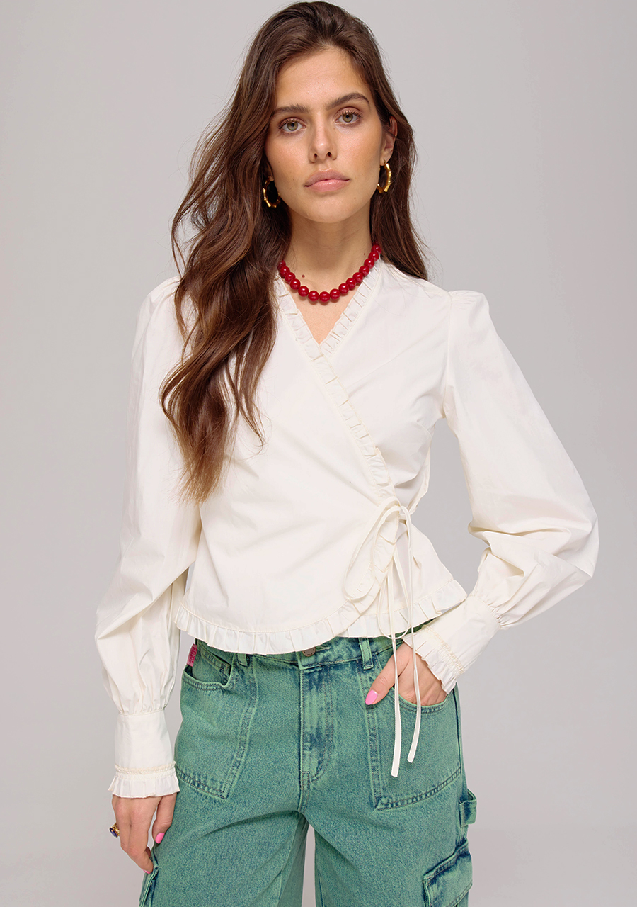 Harper & Yve Blouse Coby AW25P607 Ecru