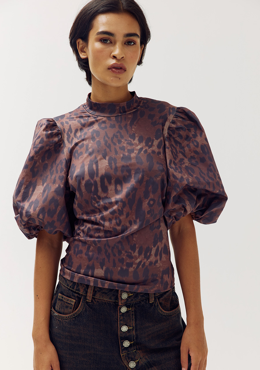 Harper & Yve Top Betty DW6P402 Midden bruin
