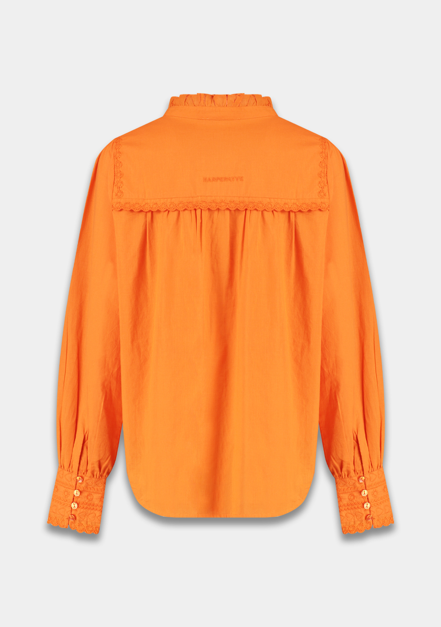 Harper & Yve Blouse Yasmin SS24A601 Oranje Harper & Yve Blouse Yasmin SS24A601 Oranje