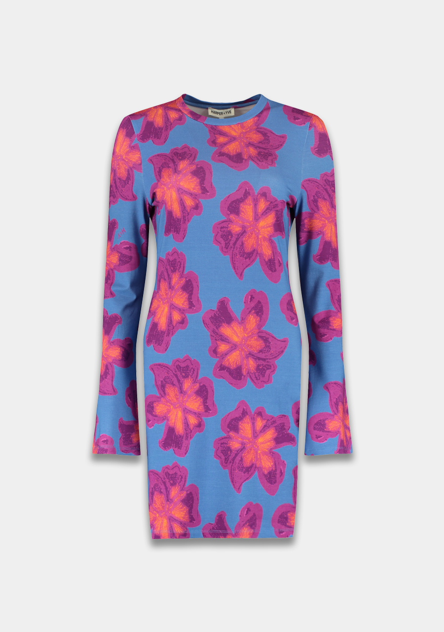 Harper & Yve Jurk Jolie AW25T904 Blauw Harper & Yve Jurk Jolie AW25T904 Blauw