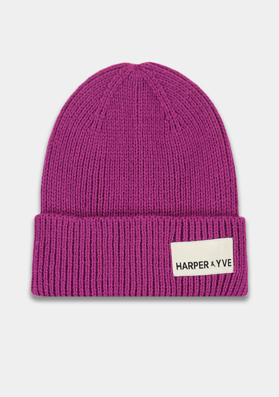 Harper & Yve Beanie harper AW25NACC01 Paars