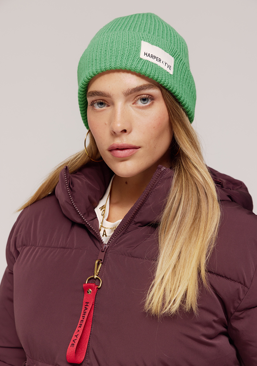Harper & Yve Beanie harper AW25NACC01 Groen