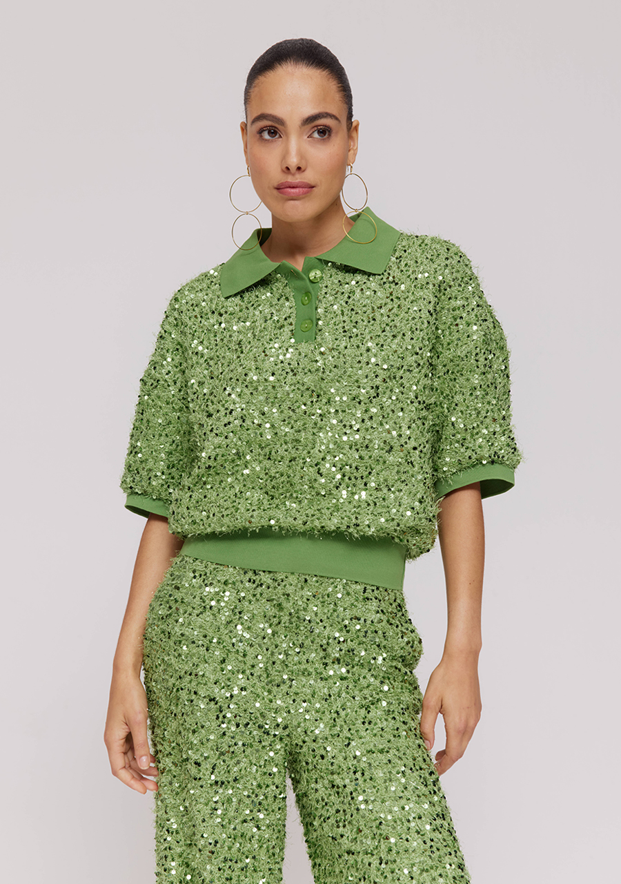 Harper & Yve Top Sanny DW25P412 Groen