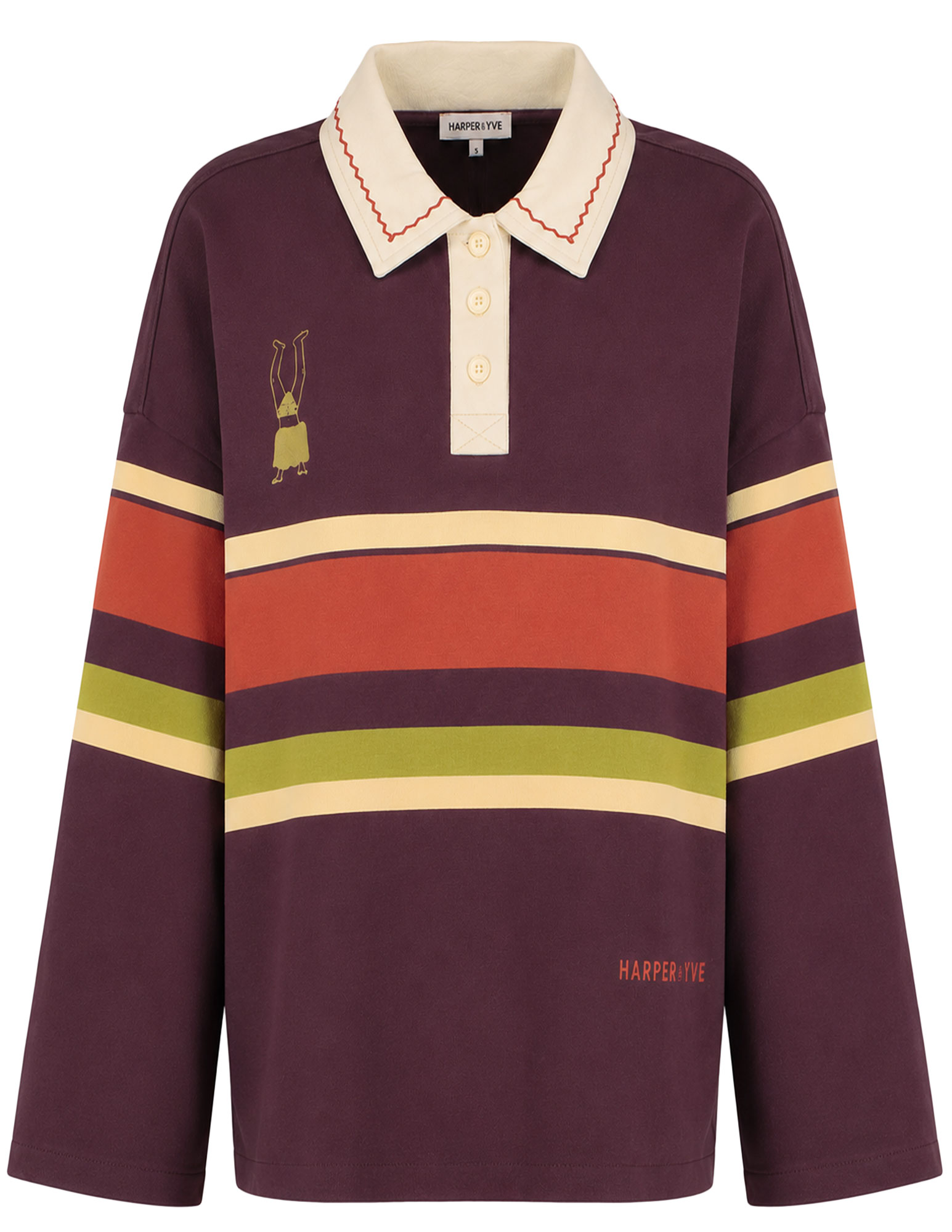 Harper & Yve Sweater Pollie AW6Y503 Donker Paars