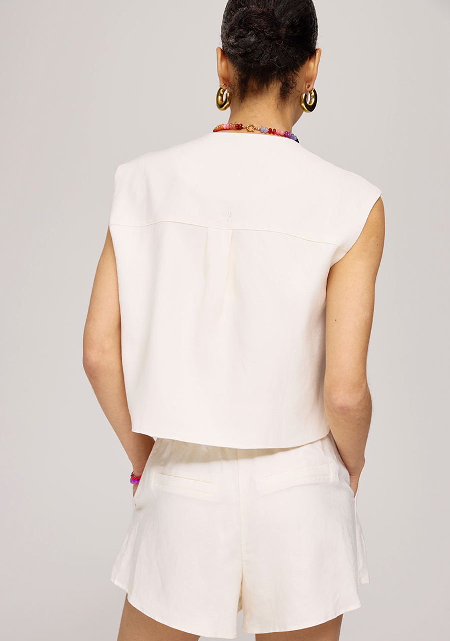 Harper & Yve Short Lacy HS25P109 Ecru
