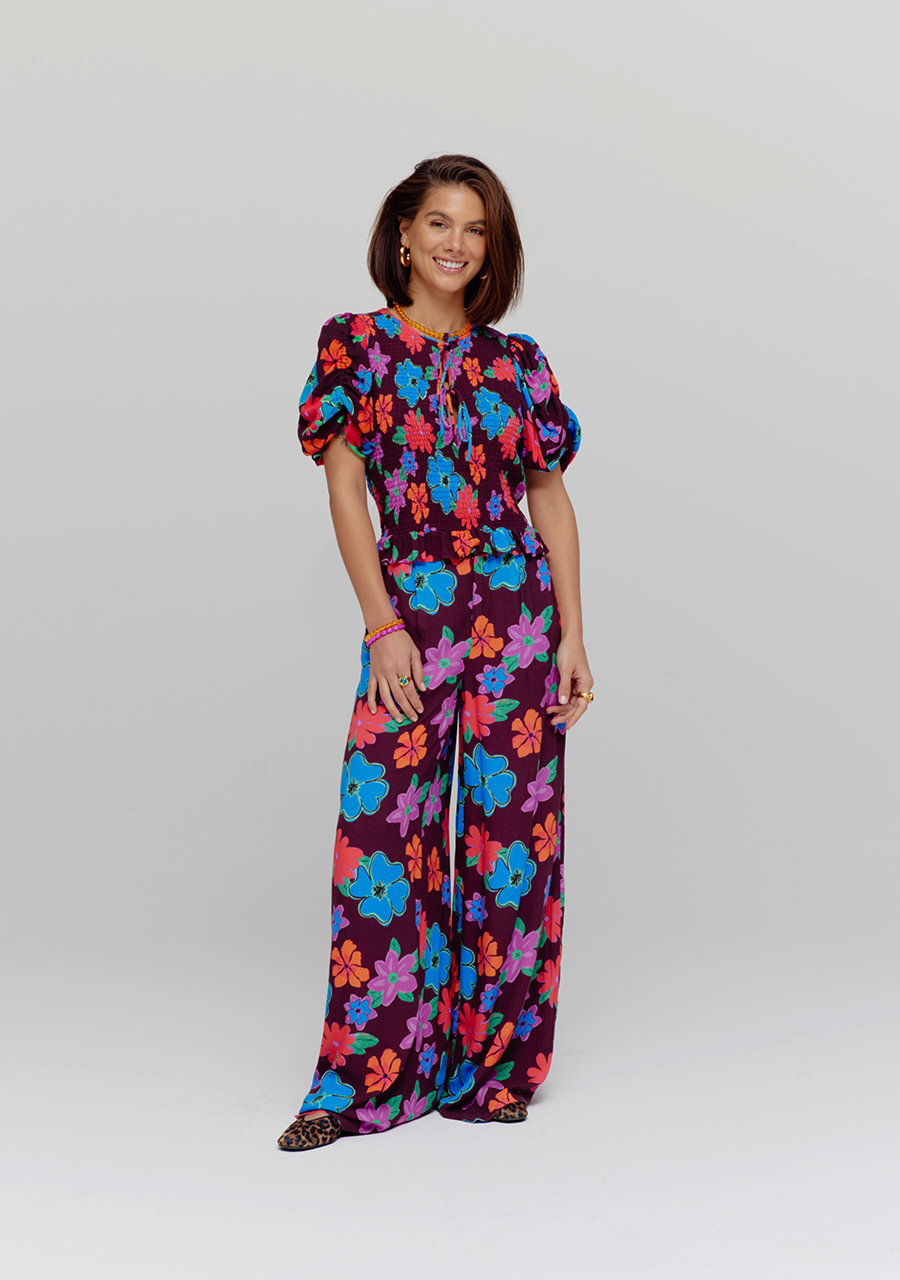 Harper & Yve Top Elin HS25J407 Bruin