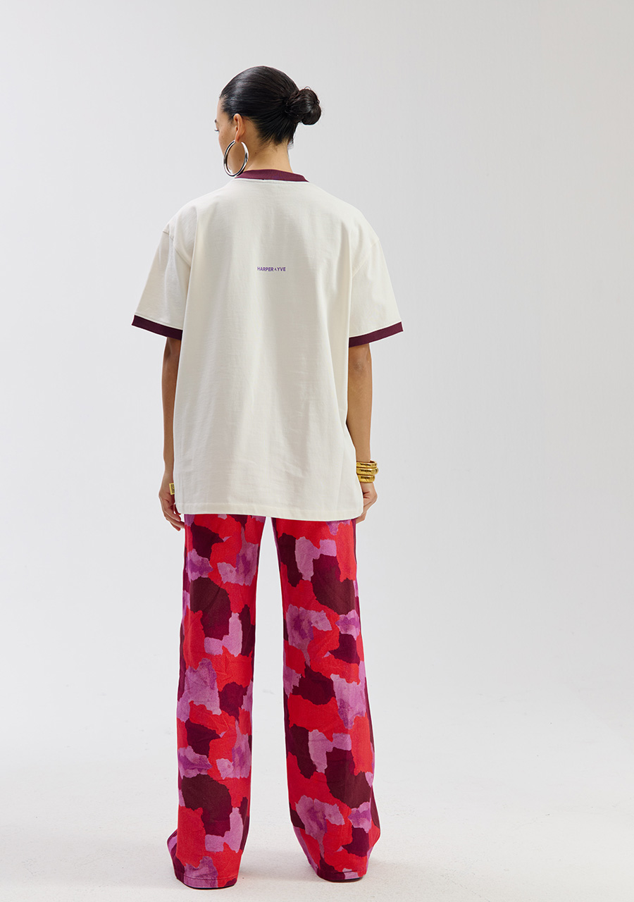Harper & Yve T-shirt Mexico SS6Y306 Ecru