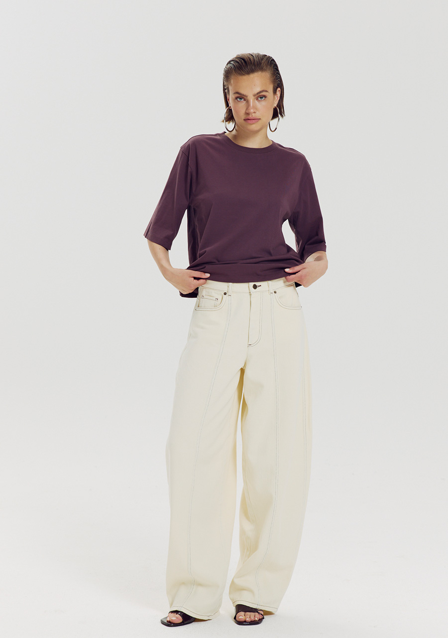 Harper & Yve Broek Arden AW6Z103 Licht geel