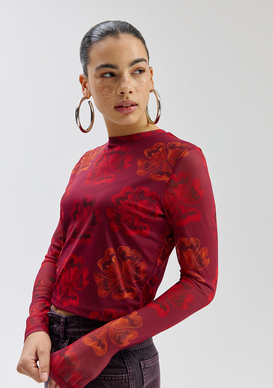 Harper & Yve Top Steff SS6T506 Rood