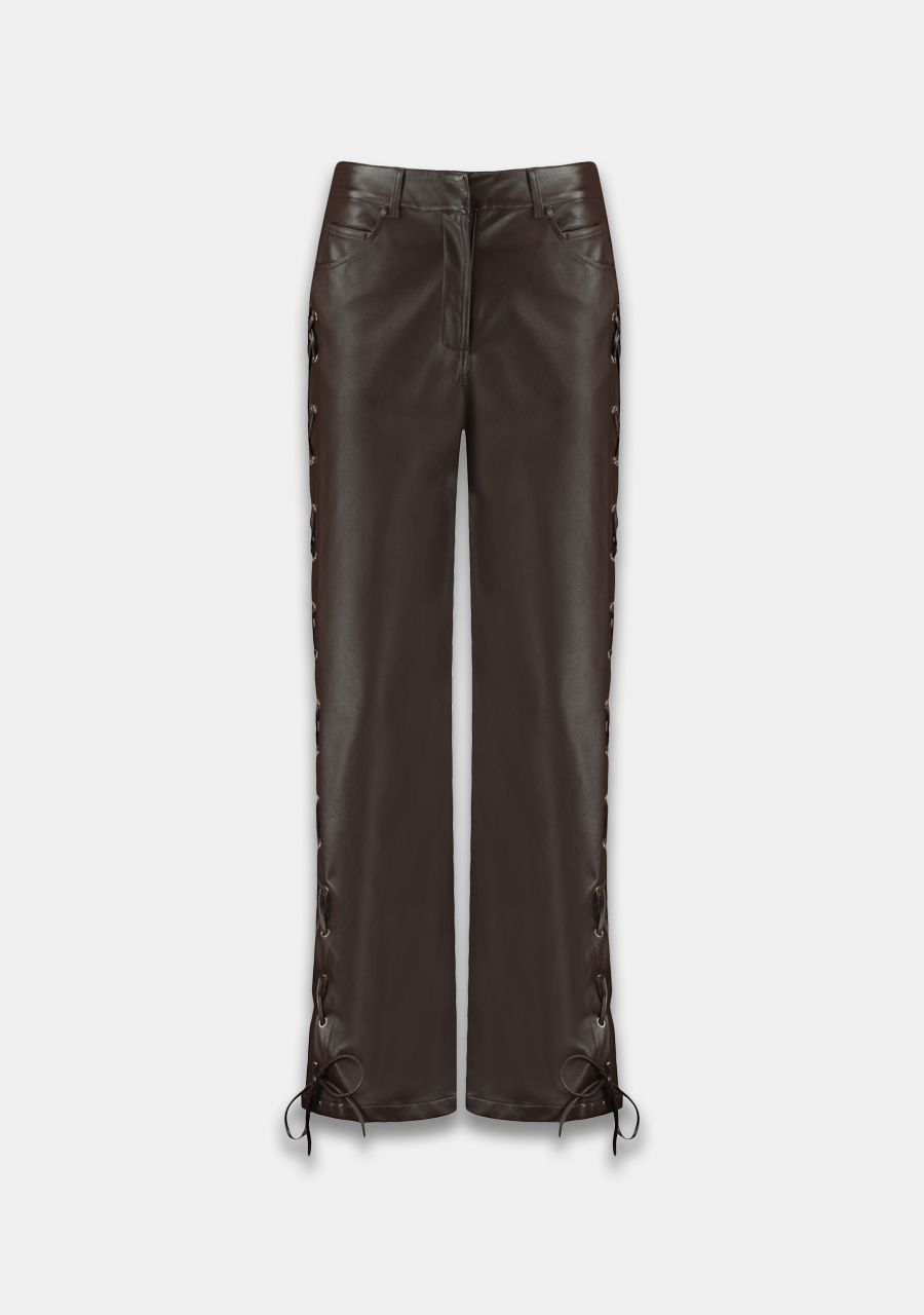 Harper & Yve Broek Sally AW25P105 Donker bruin