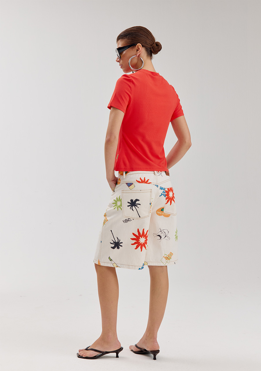 Harper & Yve Top Cammy HS6P415 Rood