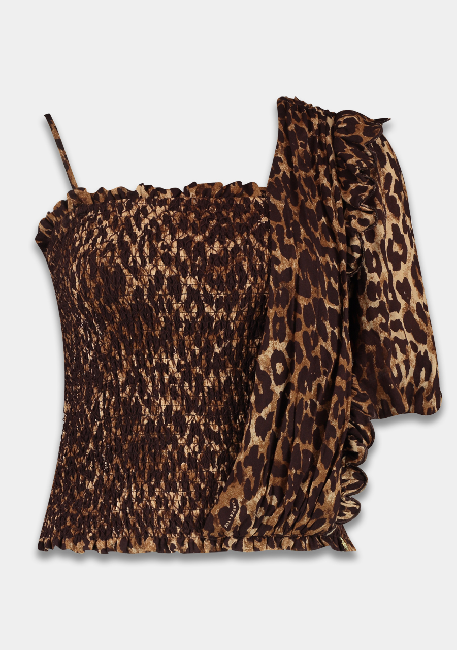 Harper & Yve Top Ally HS24J417 Bruin