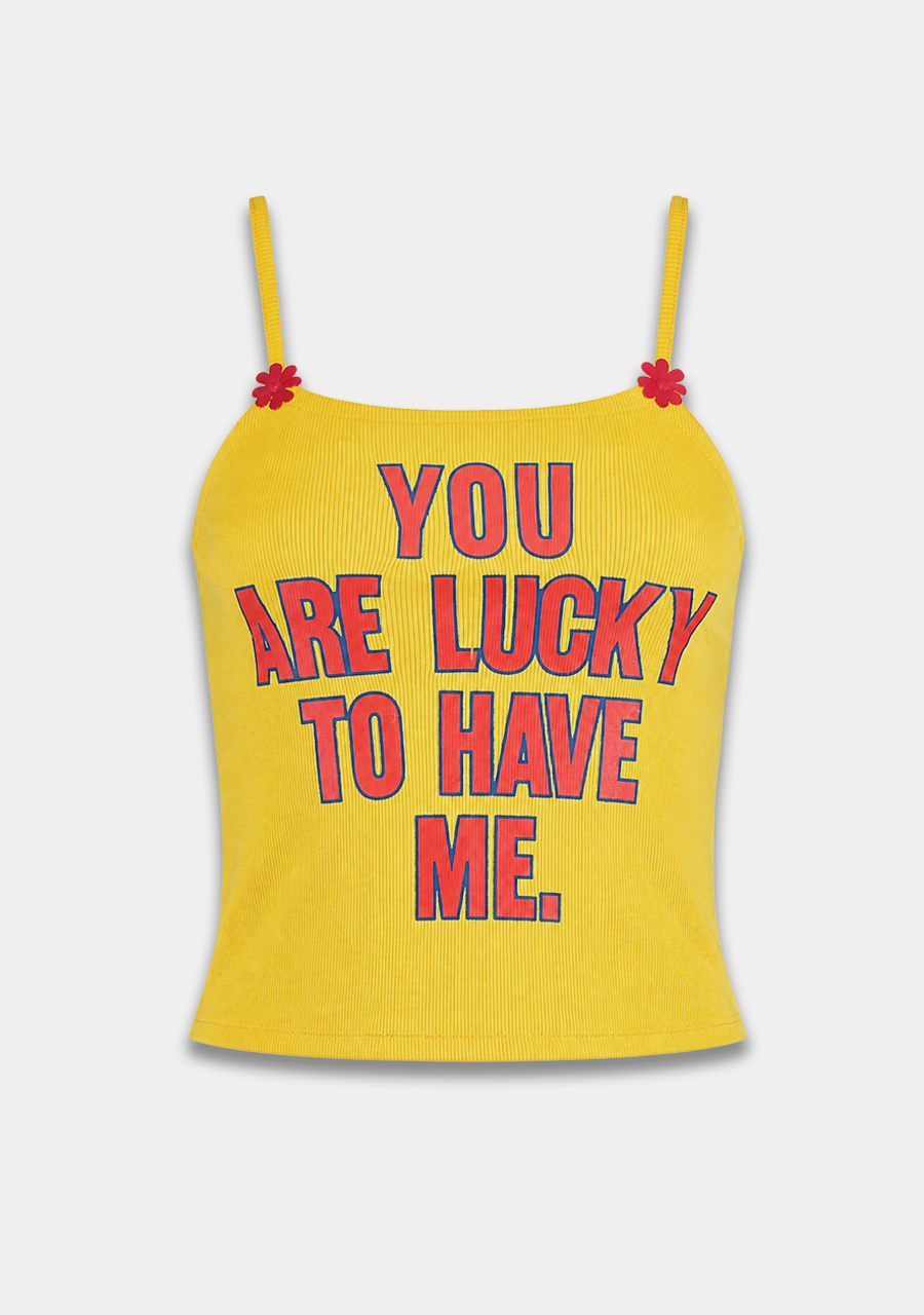 Harper & Yve Top Lucky AWT6Y400 Geel