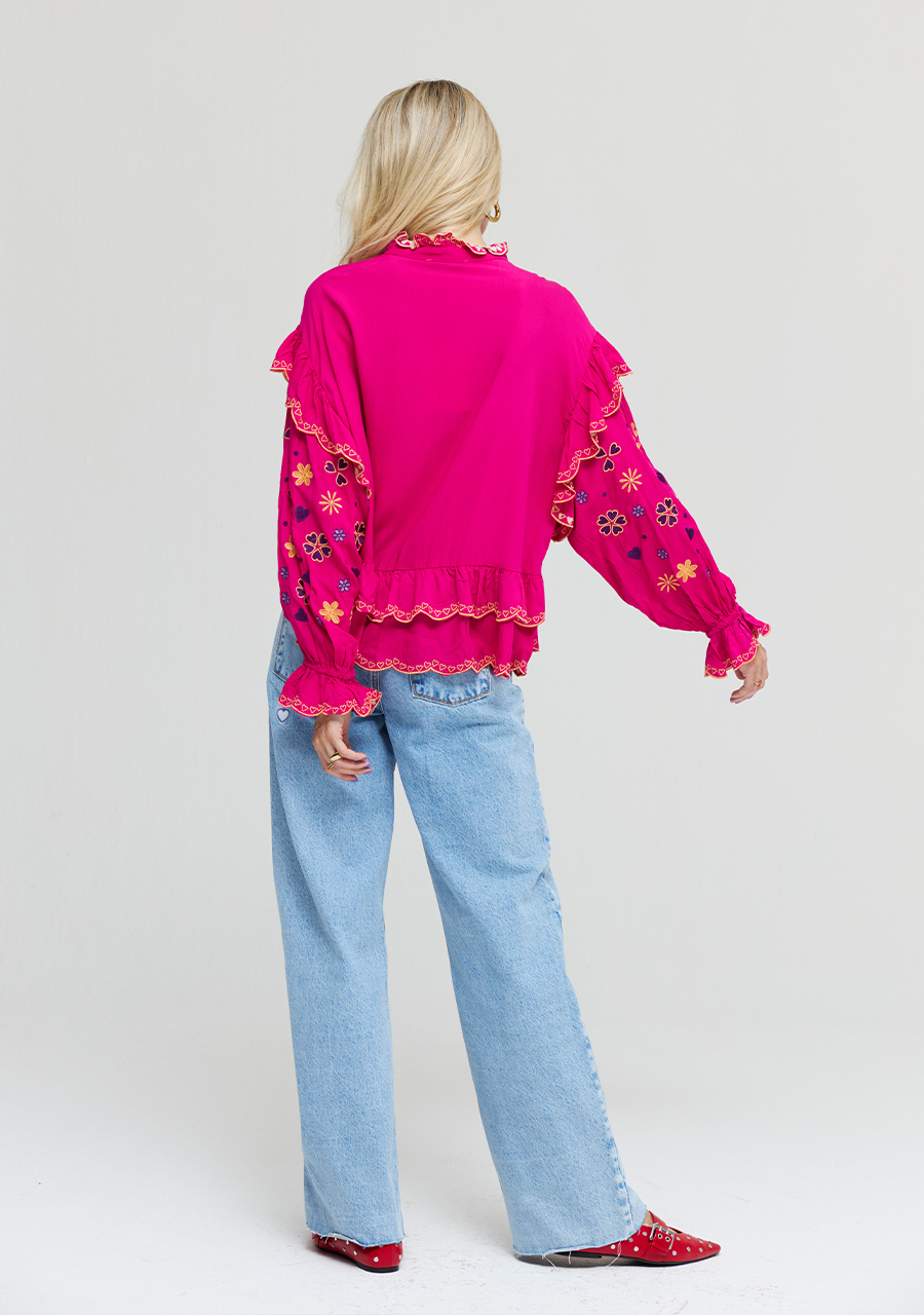 Harper & Yve Blouse Joan AW24P605 Roze Harper & Yve Blouse Joan AW24P605 Roze