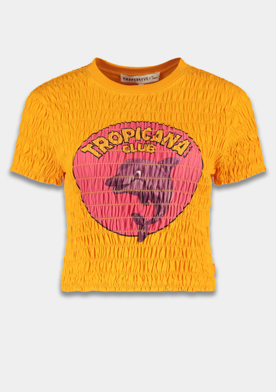 Harper & Yve Top Dolphin HST25Y301 Oranje