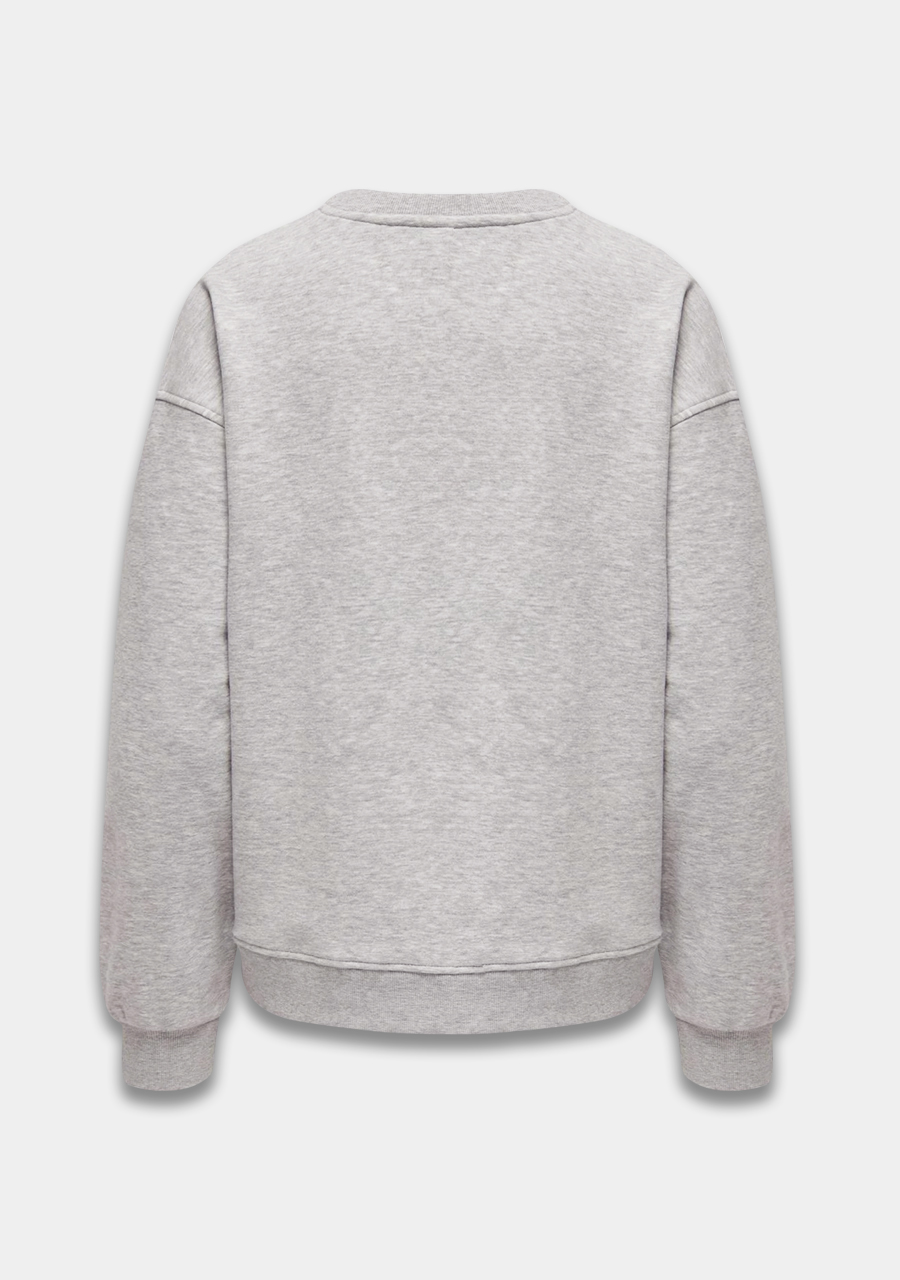 Harper & Yve Sweater Down to earth AW25Y507 Grijs