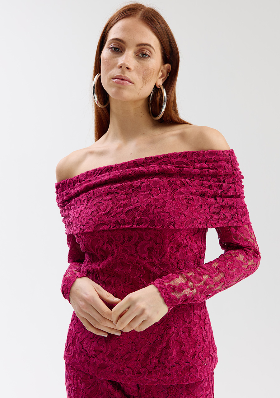 Harper & Yve Top Jenthe SS6P501 Donker rose