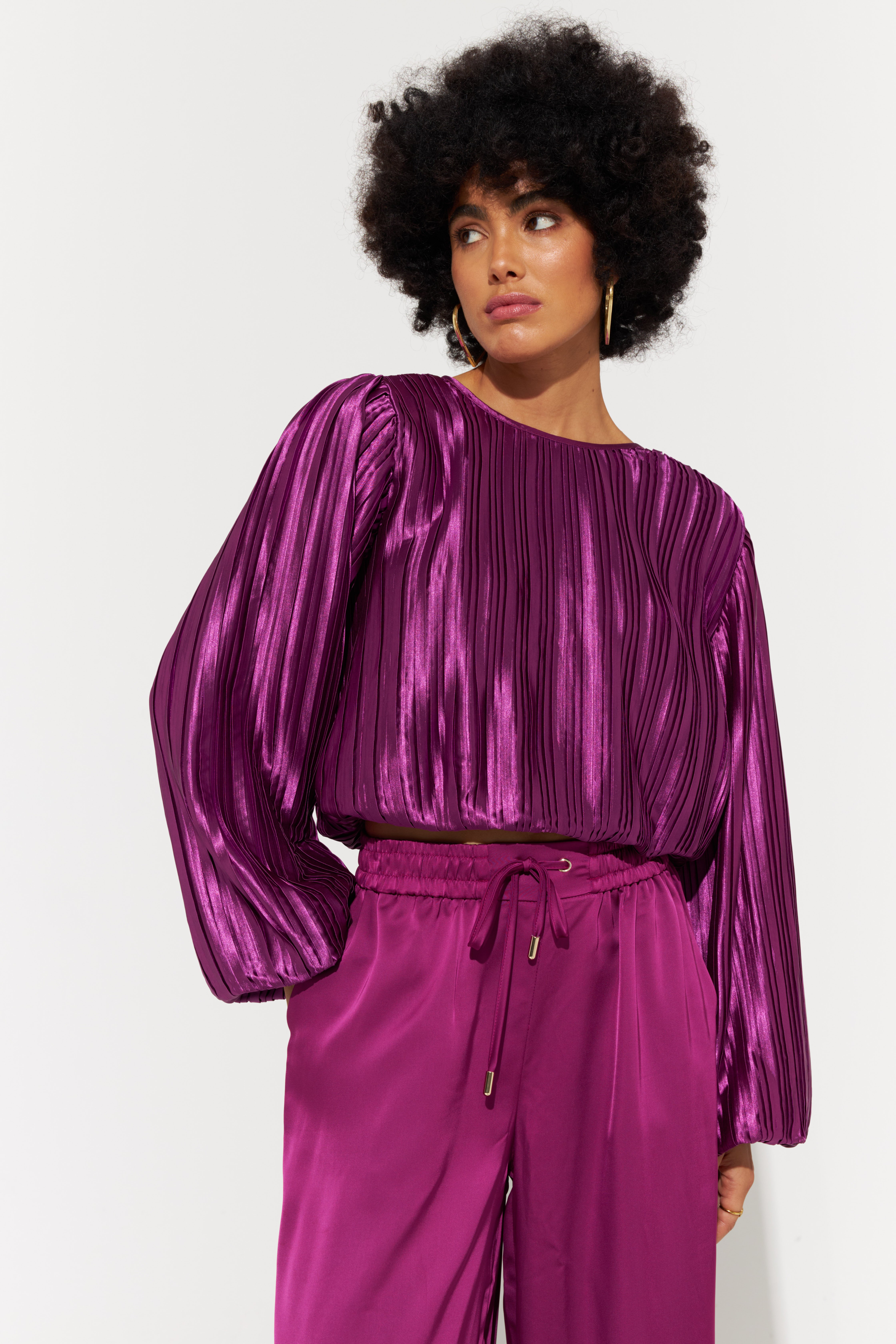 Harper & Yve Blouse Danni FW23P614 Donker Paars