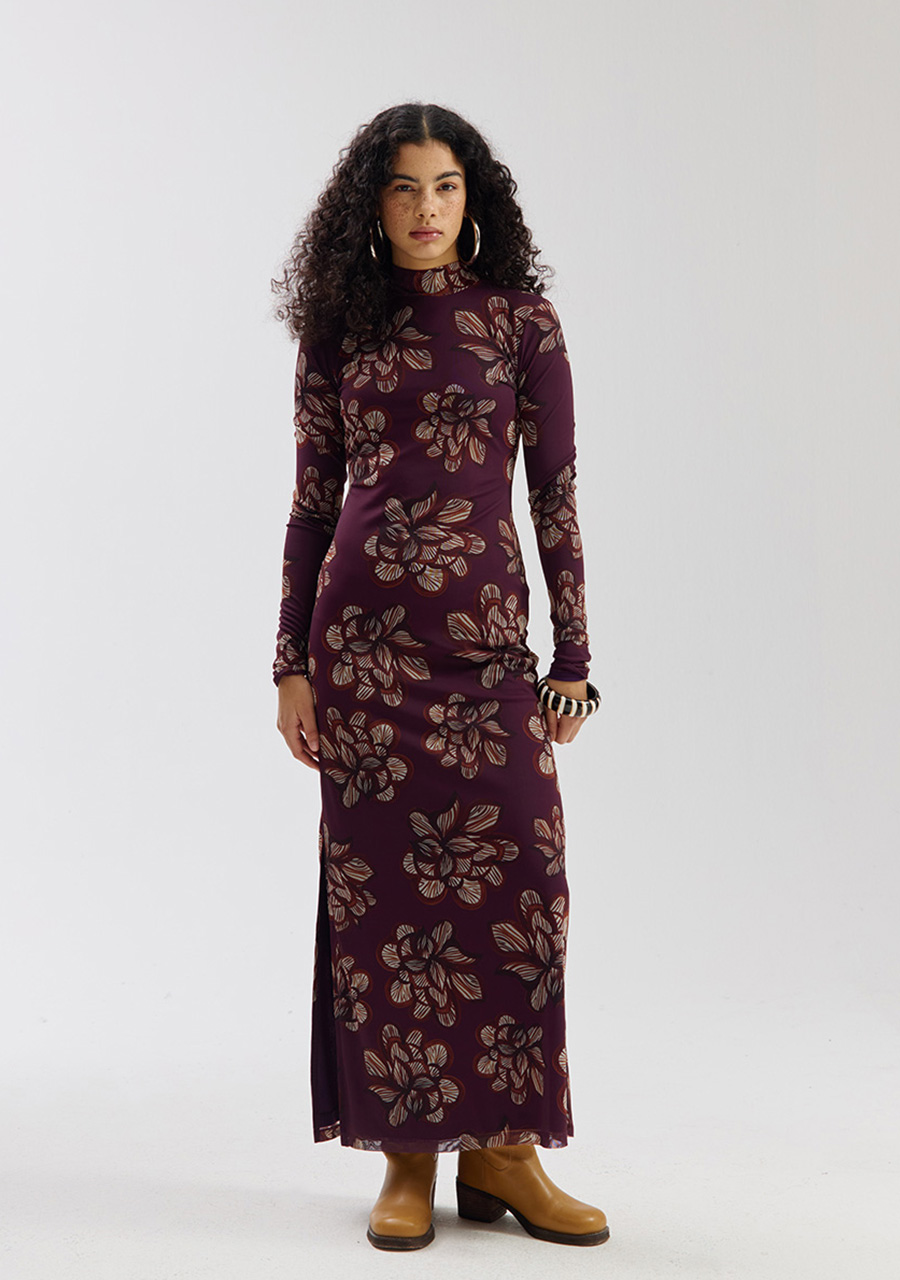 Harper & Yve Jurk Jessie SS6T901 Donker Paars