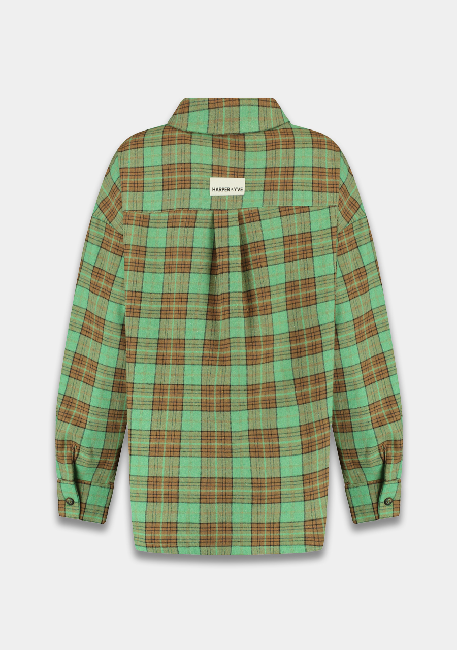 Harper & Yve Blouse Selena AW25P602 Groen Harper & Yve Blouse Selena AW25P602 Groen