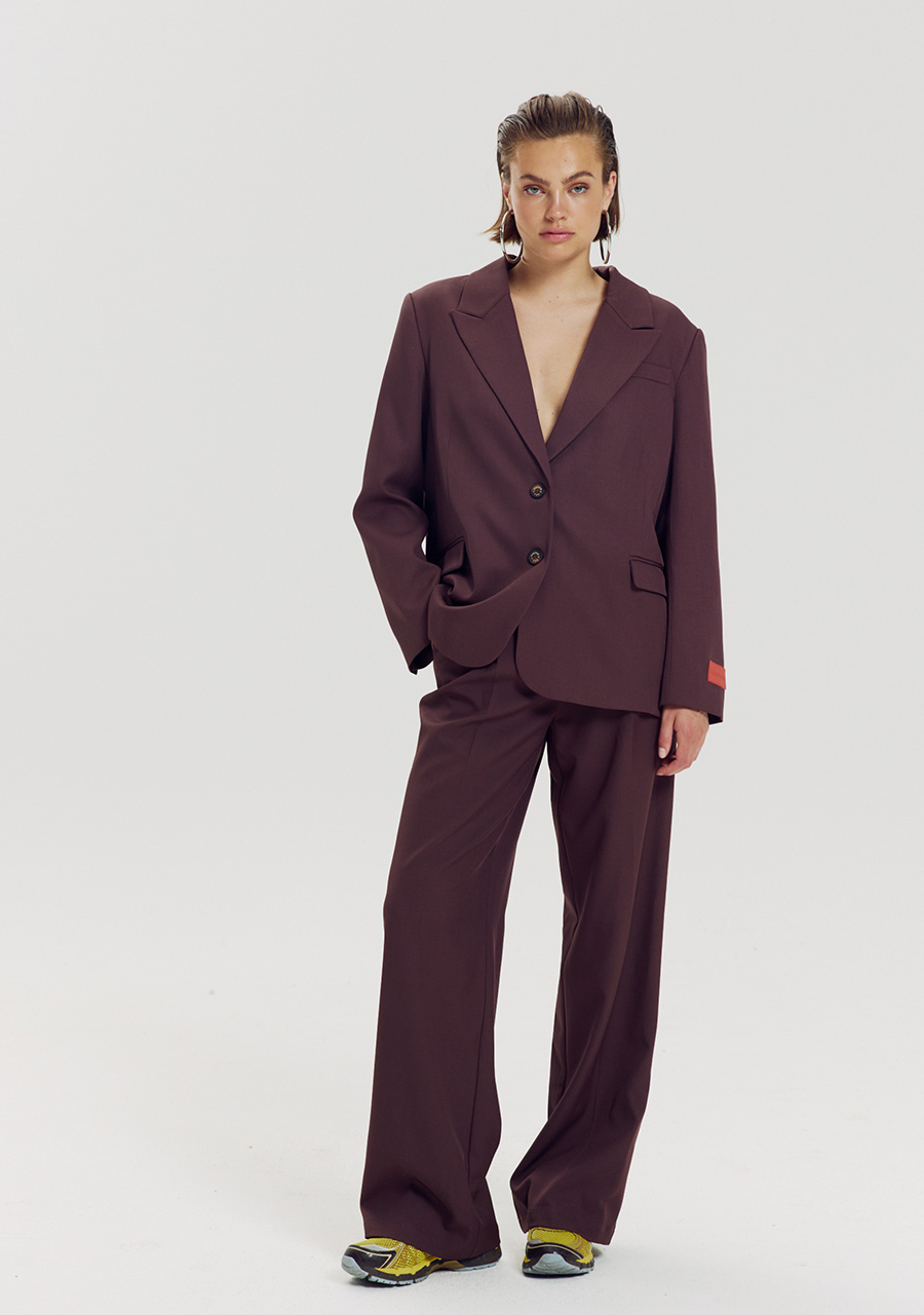 Harper & Yve Broek Anna AW6N103 Donker Paars