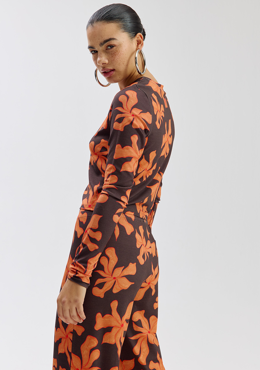 Harper & Yve Top Steff SS6T504 Oranje