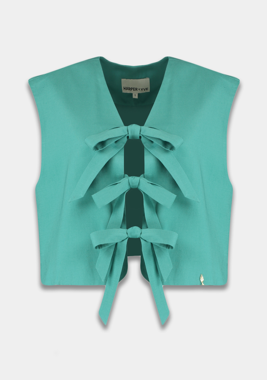 Harper & Yve Gilet Shelby HS25P202 Turquoise Harper & Yve Gilet Shelby HS25P202 Turquoise