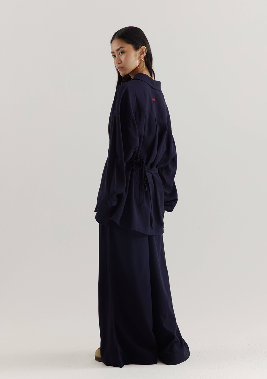 Harper & Yve Blouse HELENA AW25P600 Donker blauw