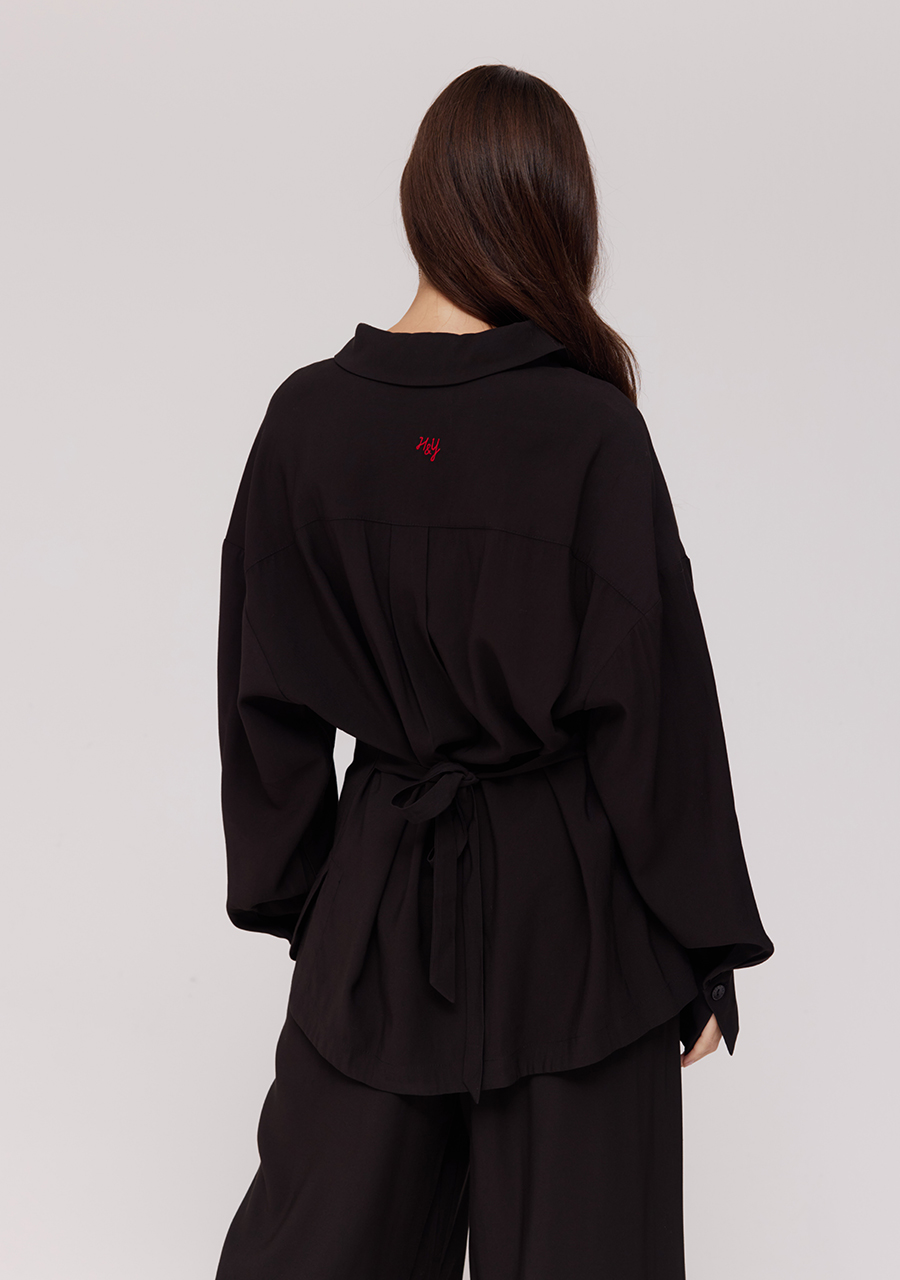 Harper & Yve Blouse Helena DW25P614 Zwart