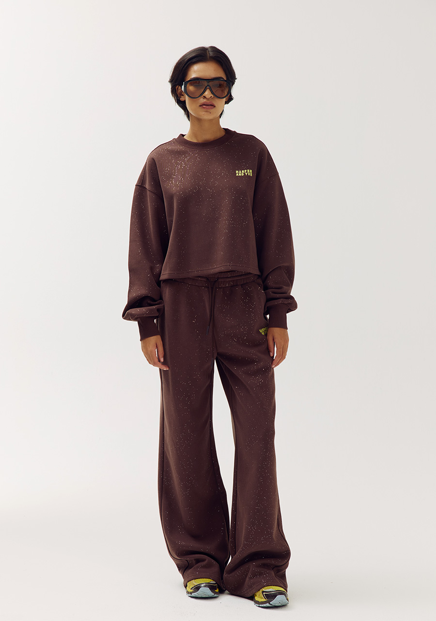 Harper & Yve Sweater Darcy DW6P504 Donker bruin