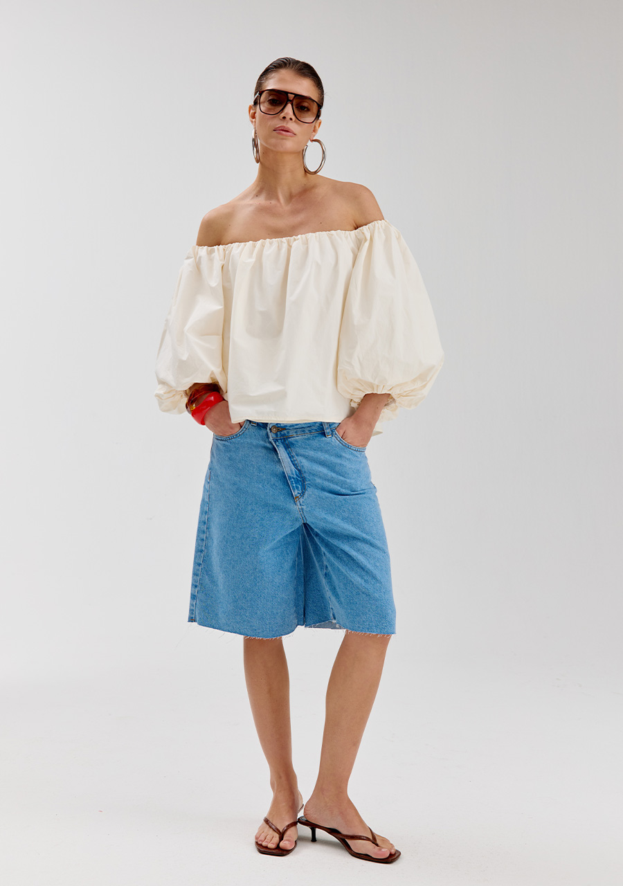 Harper & Yve Blouse Lauren HS6P600 Ecru