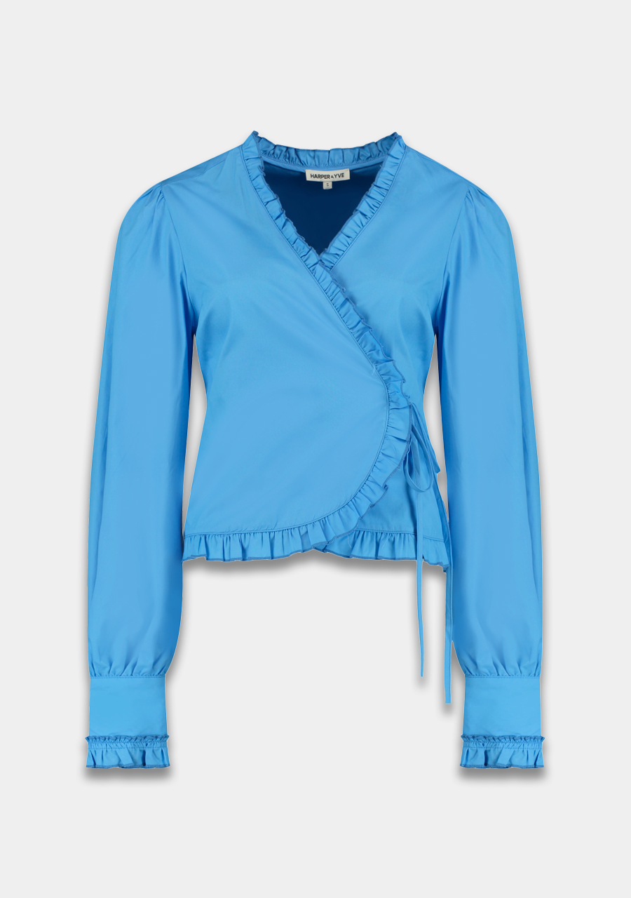 Harper & Yve Blouse Coby AW6P603 Licht blauw